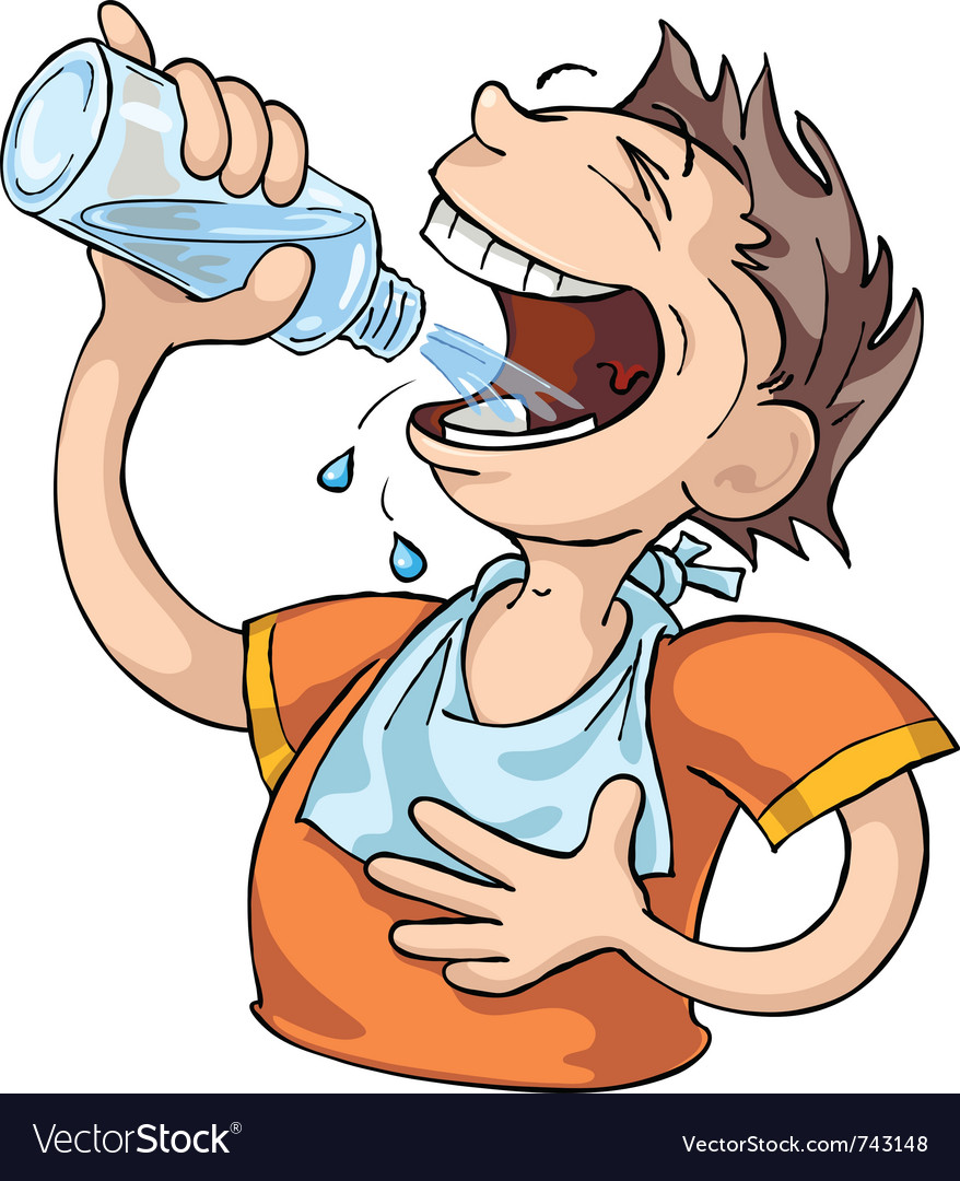 Thirsty Royalty Free Vector Image Vectorstock