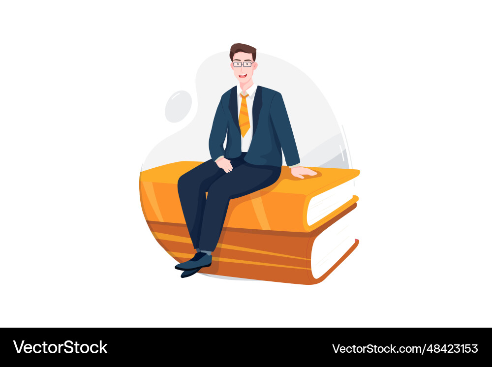 Business activities concept flat isolated Vector Image