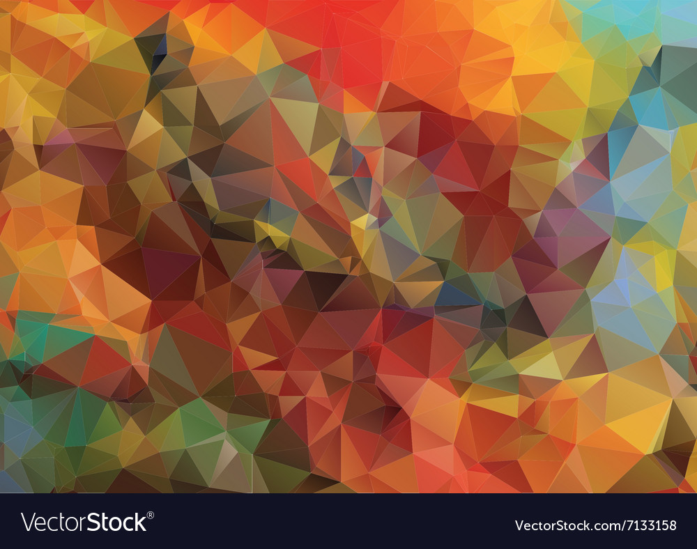 Abstract 2d geometric colorful background Vector Image