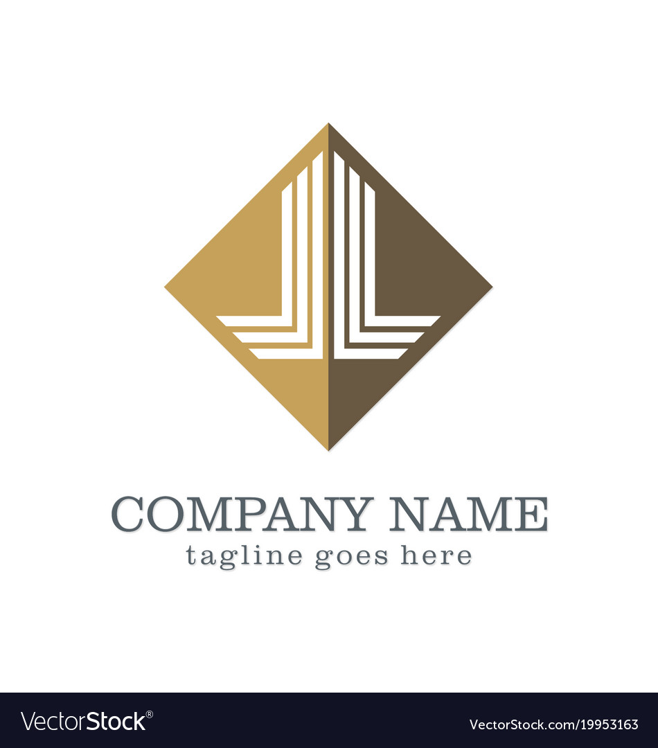 Building company logo Royalty Free Vector Image