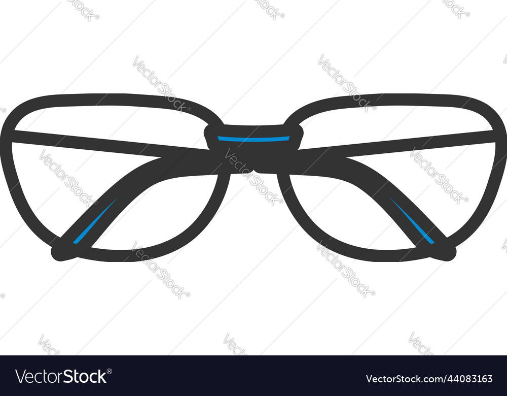 Glasses Icon Royalty Free Vector Image Vectorstock 8829