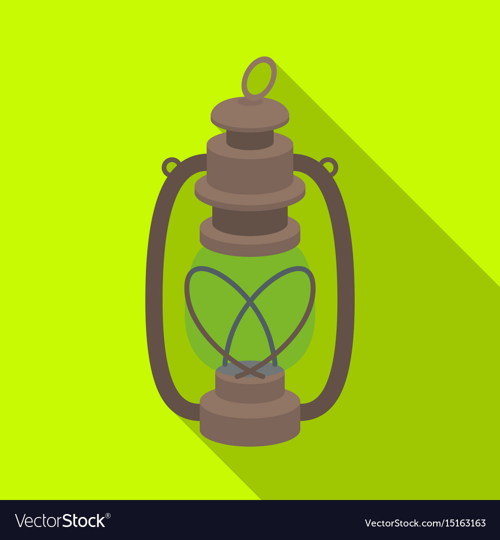 Portable kerosene african safari single icon