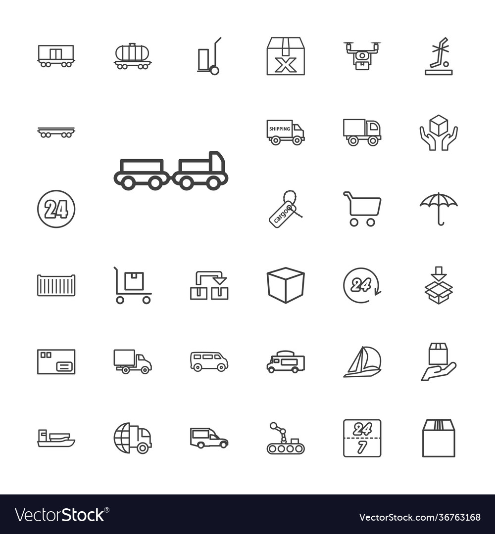 Delivery icons