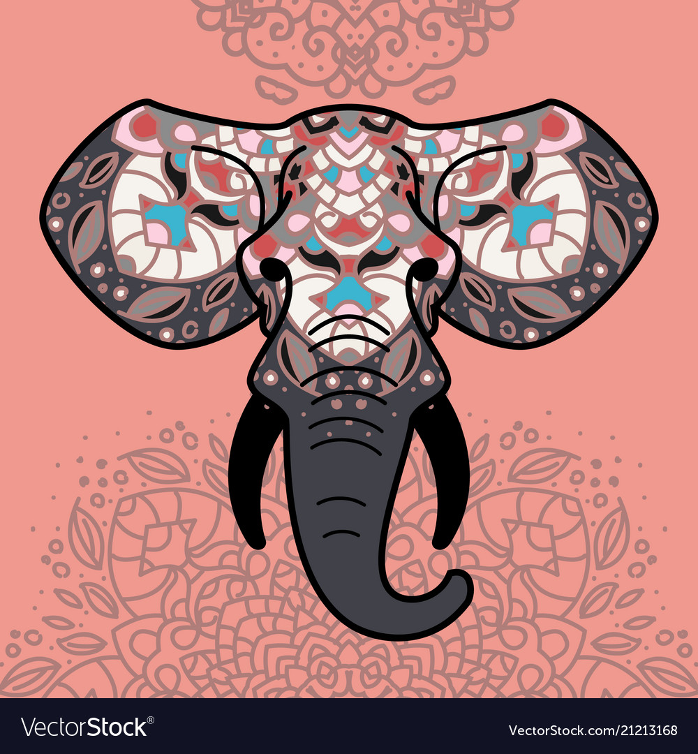 Elephant Head Ornament