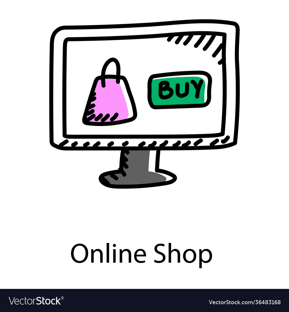 Online shop Royalty Free Vector Image - VectorStock