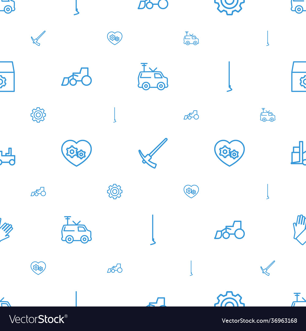 Work icons pattern seamless white background Vector Image