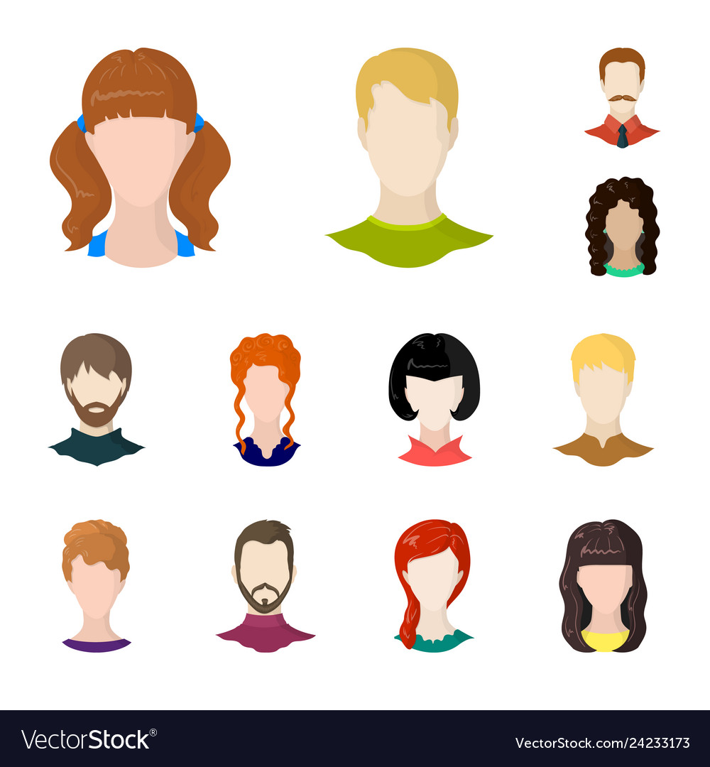 Design of avatar and dummy icon set Royalty Free Vector