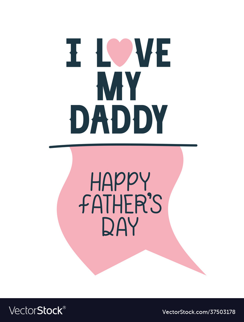 Fathers day phrase Royalty Free Vector Image - VectorStock