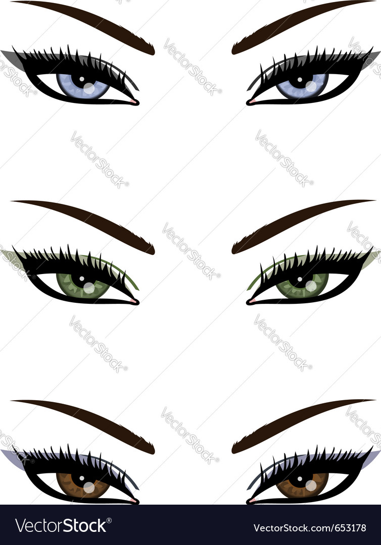 sexy eyes clipart