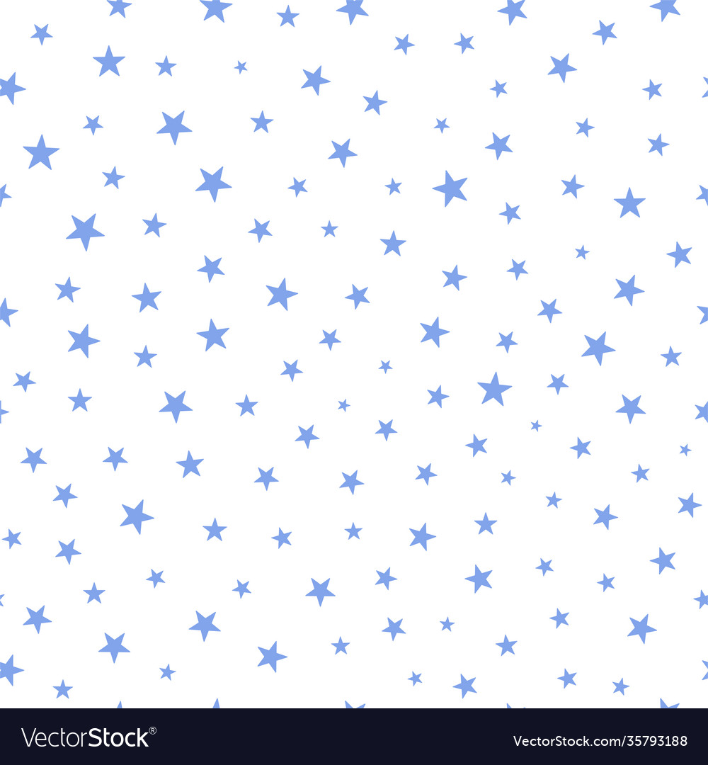 Stars ragless seamless background a cute