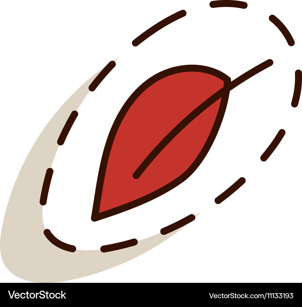 Autumn leaf Royalty Free Vector Image - VectorStock
