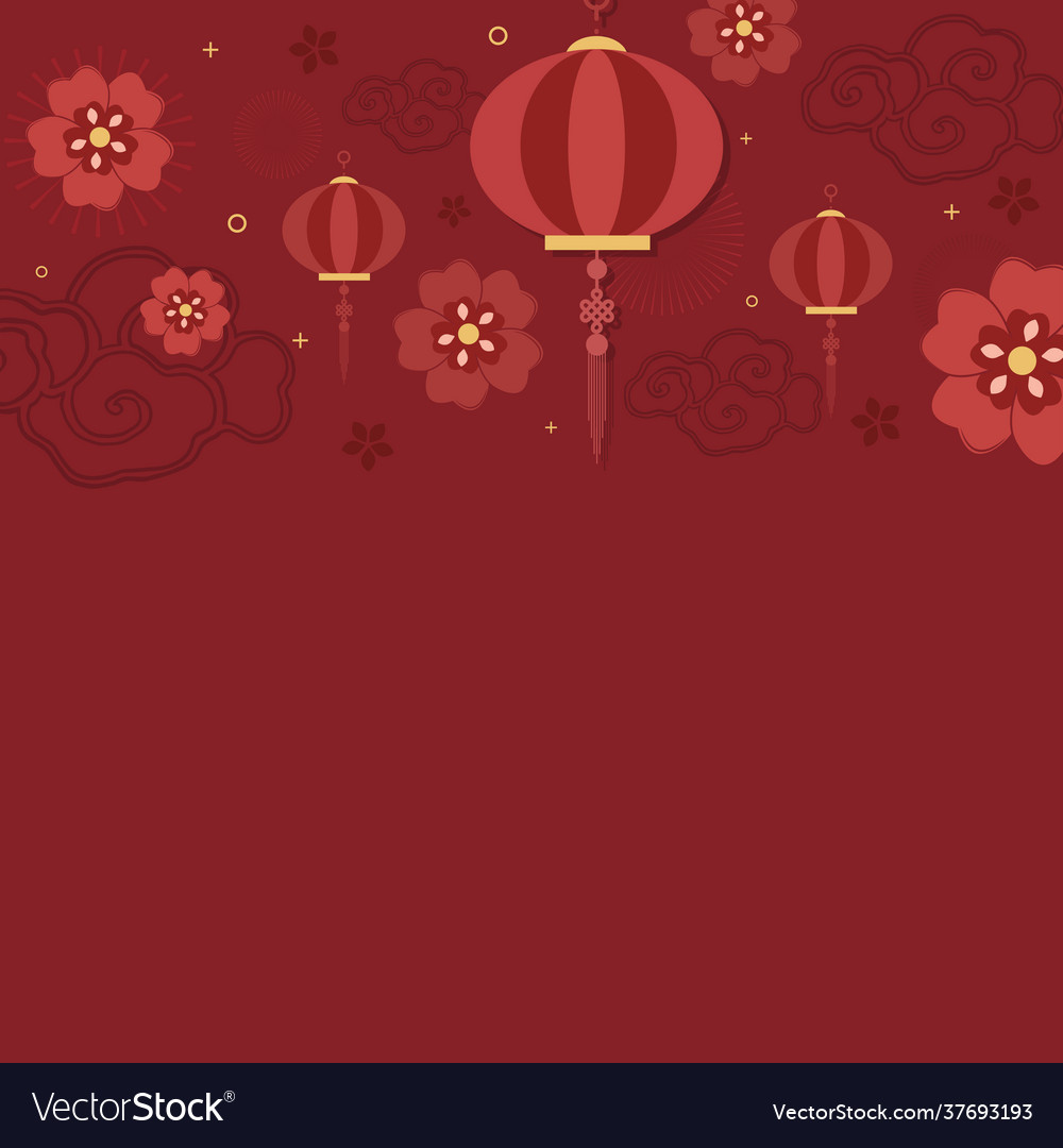 Chinese new year mockup