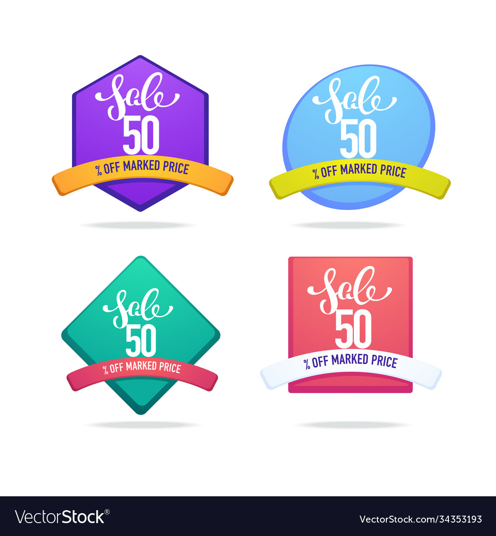 Super sale collection bright discount bubble Vector Image