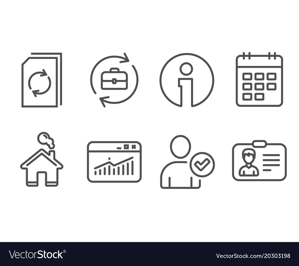 calendar-website-statistics-and-update-document-vector-image