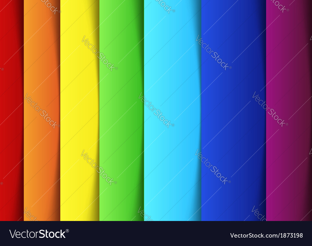 Rainbow lines - new banner template Royalty Free Vector