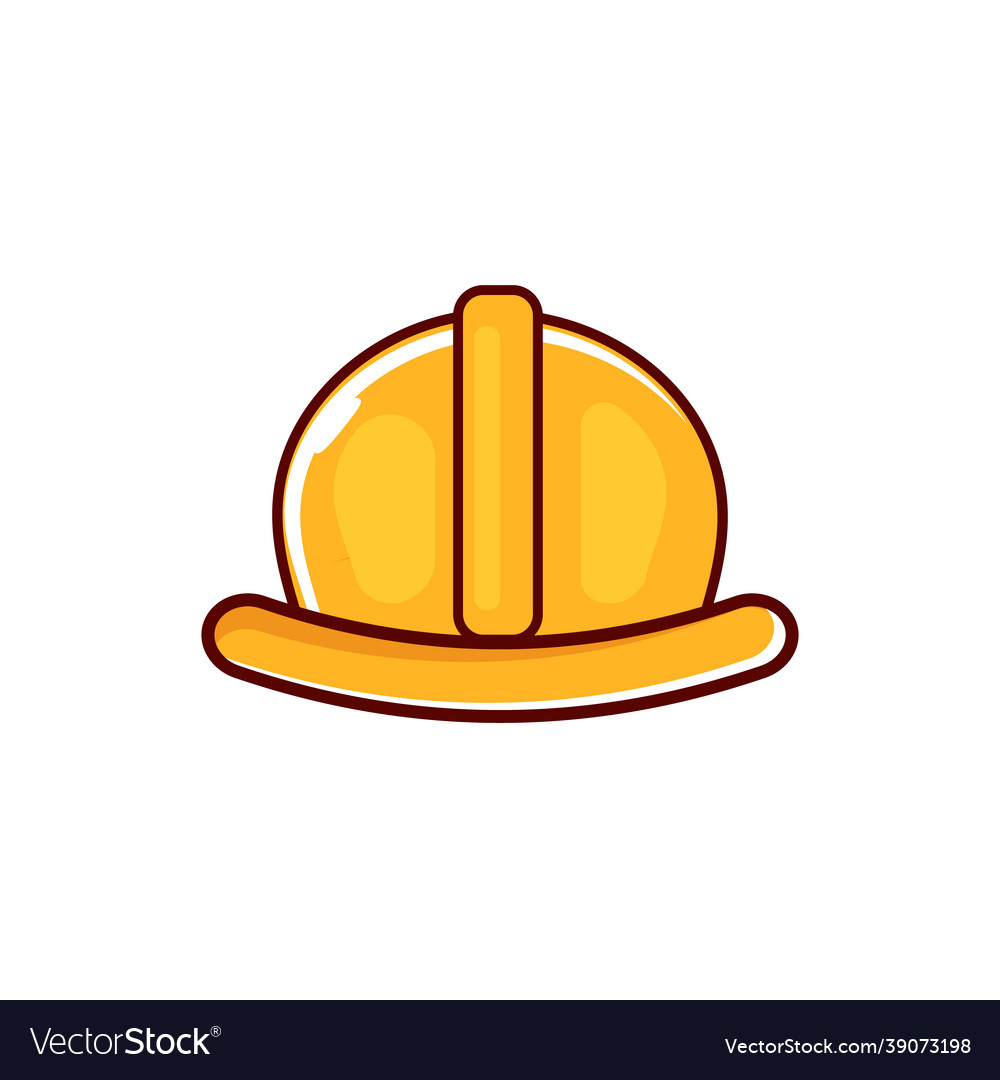 Safety helmet cartoon icon logo Royalty Free Vector Image Safety helmet cartoon icon logo Royalty Free Vector Image