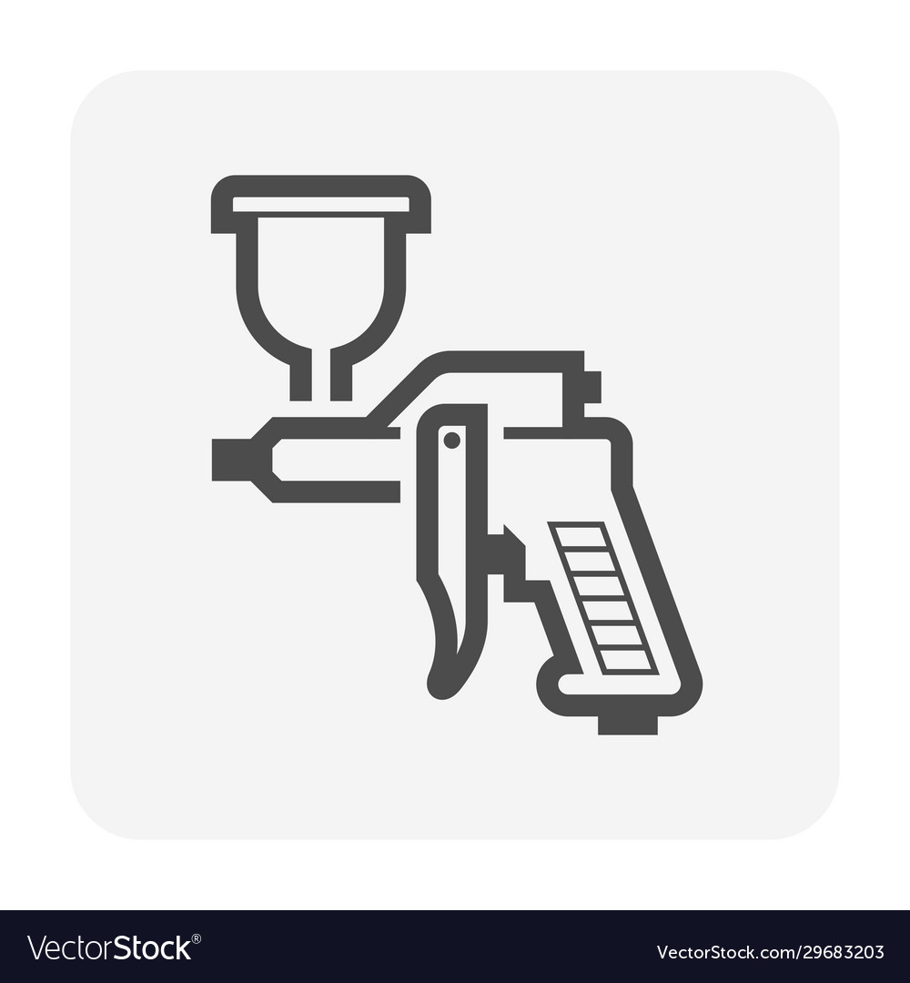 Paint gun icon Royalty Free Vector Image - VectorStock