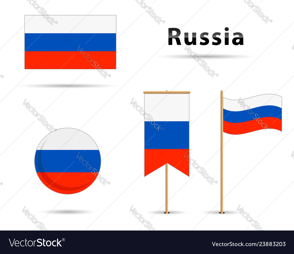 Russia flags