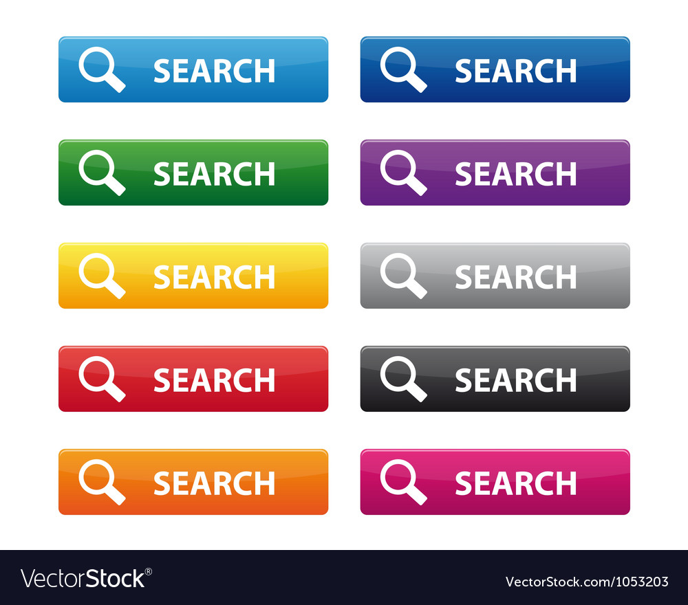 Search buttons Royalty Free Vector Image - VectorStock