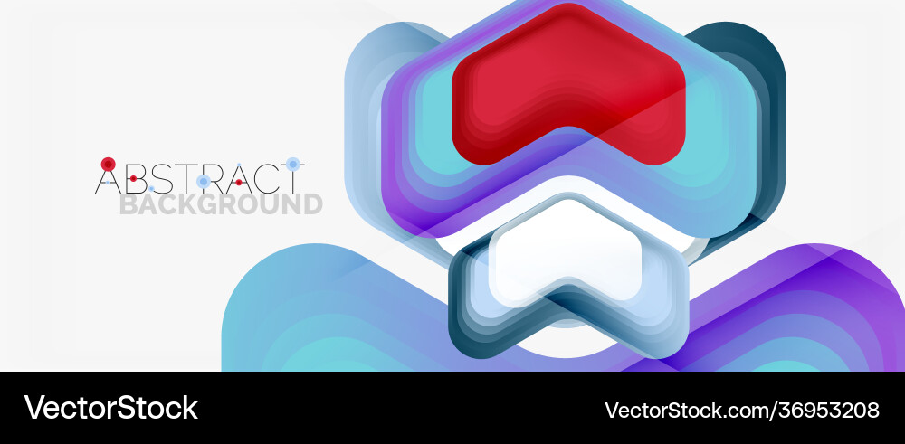 3d arrow geometric composition abstract Royalty Free Vector