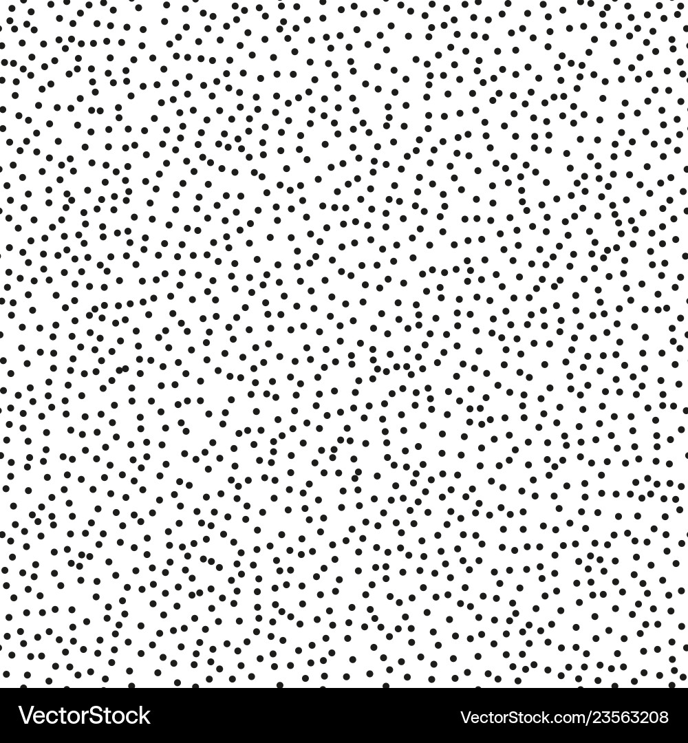 Pointillism low density seamless dots pattern Vector Image