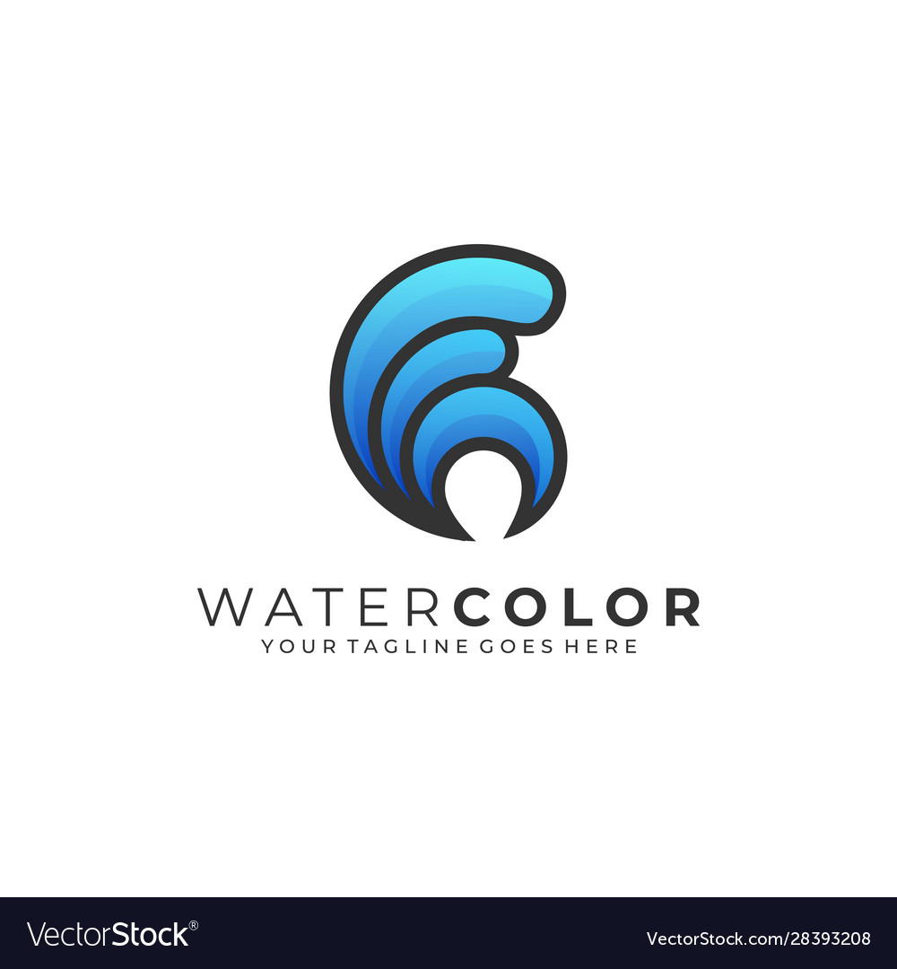 Water abstract template