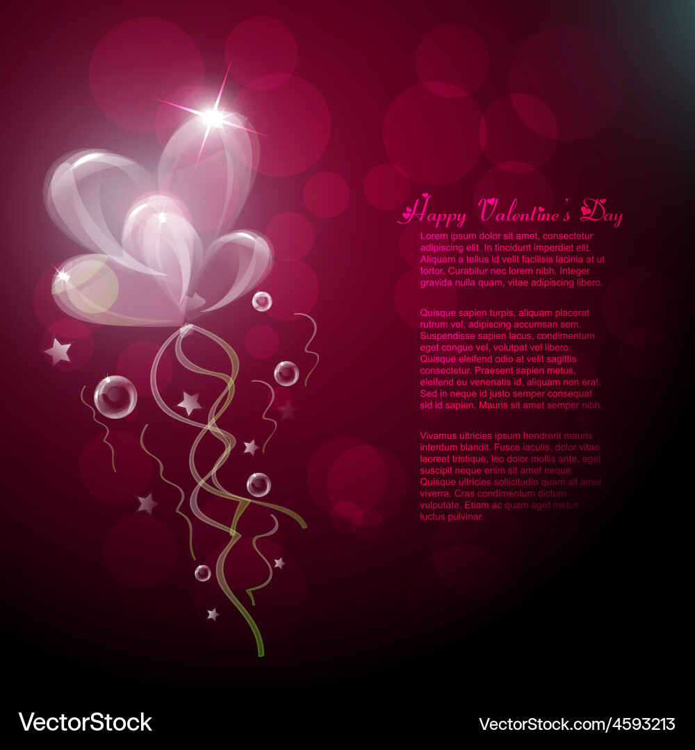 Heart background Royalty Free Vector Image - VectorStock