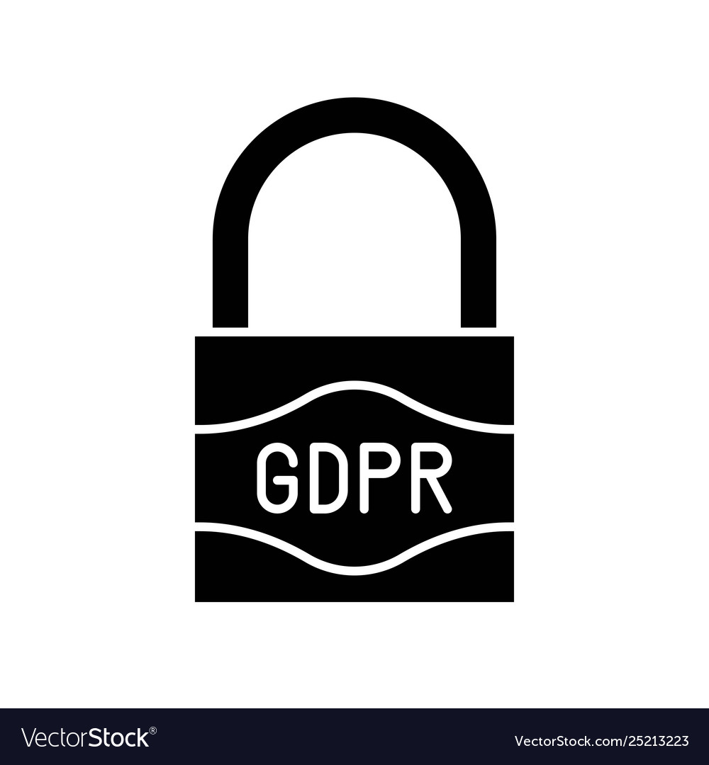 Gdpr general data protection regulation icon Vector Image