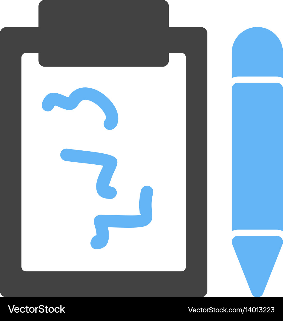 Notepad Royalty Free Vector Image - VectorStock