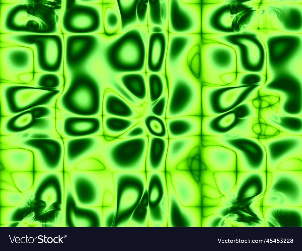 Green yellow abstract line drawing digital Vector Image