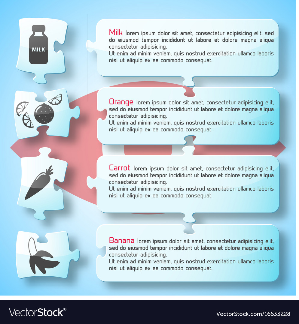Healthy food infographics