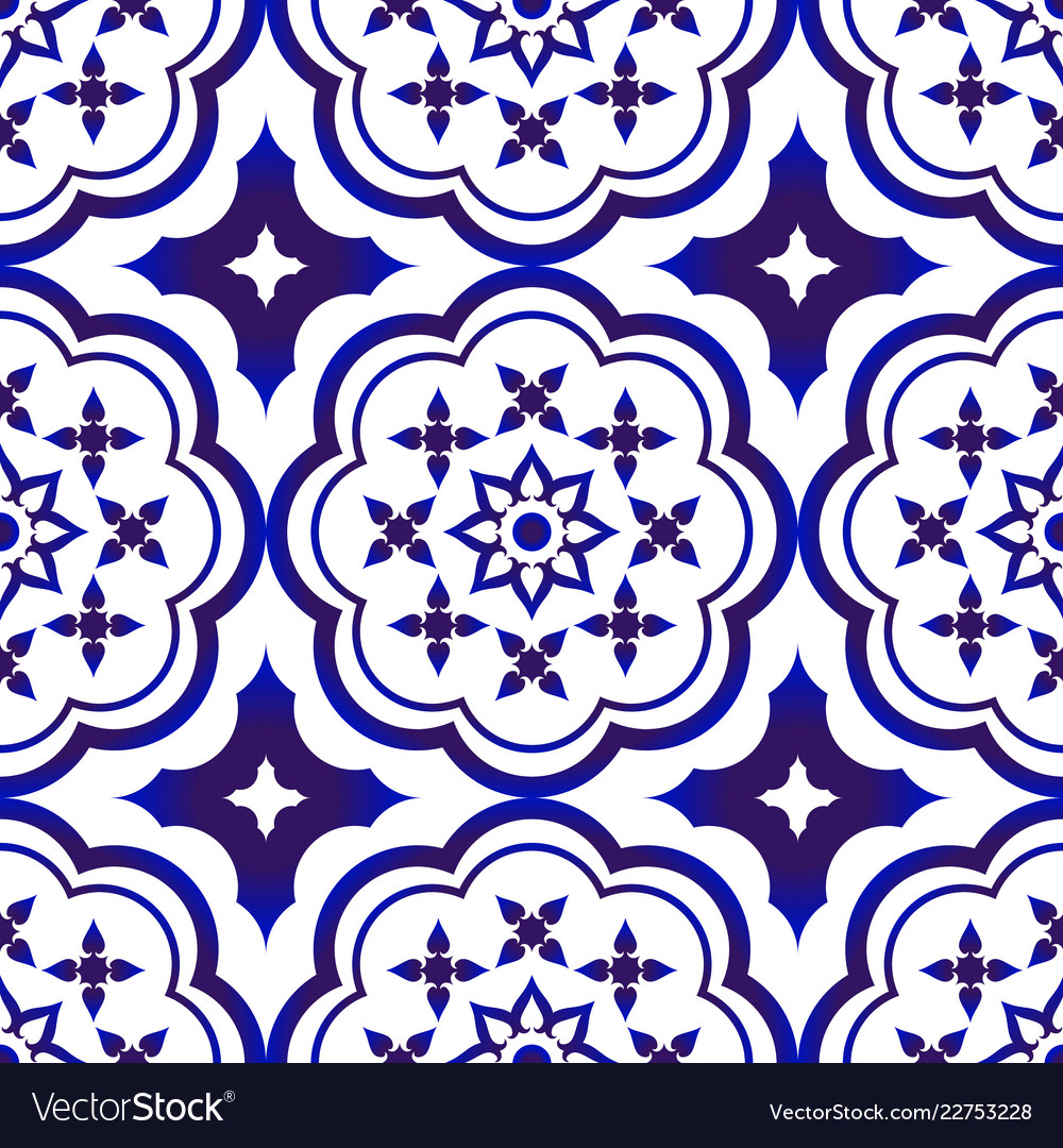 Tile pattern design 01 Royalty Free Vector Image