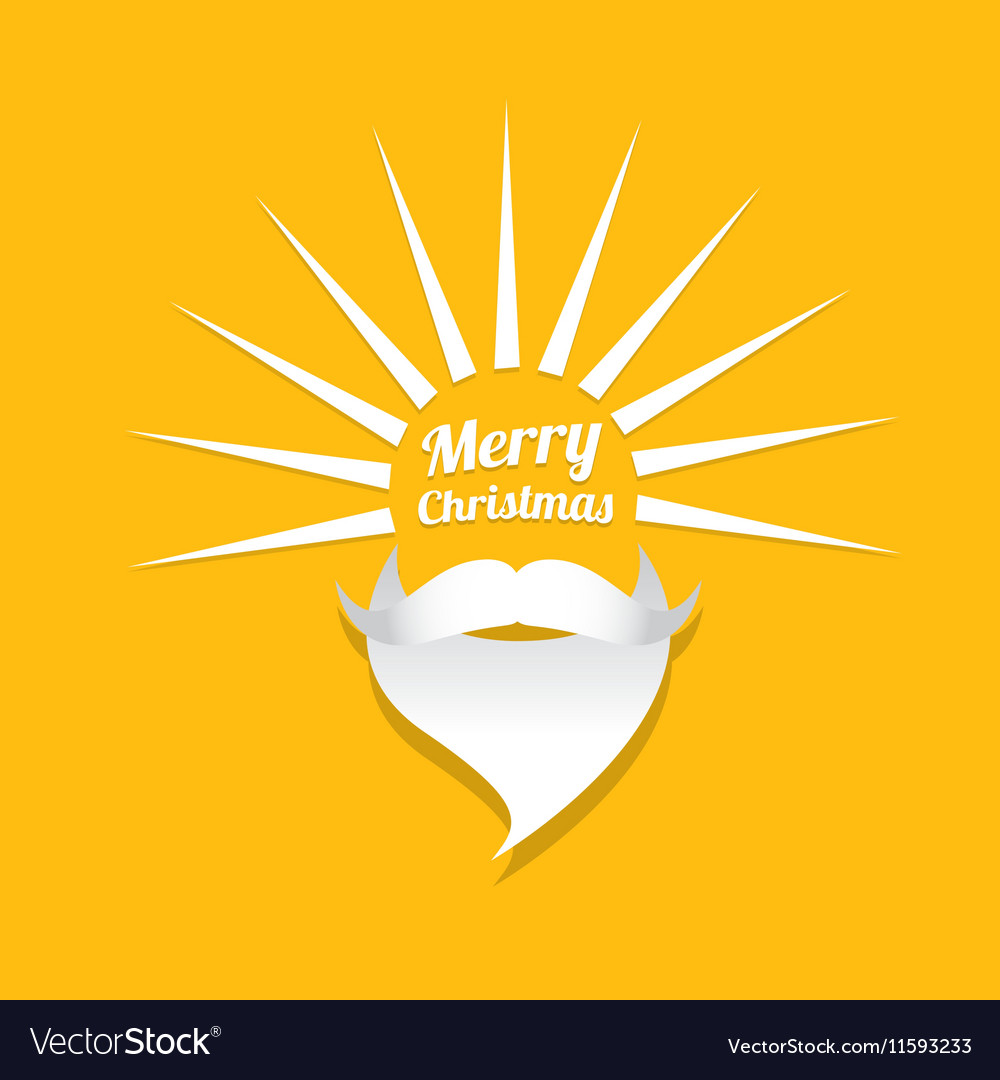 Christmas hipster poster for greeting card Vector Image