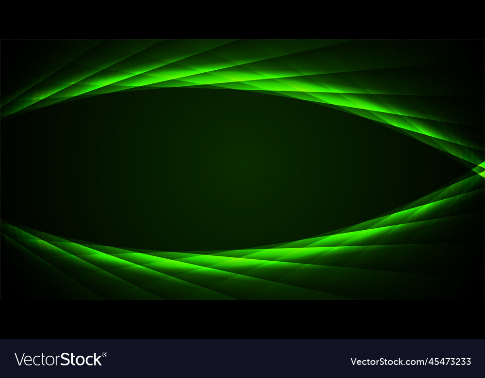 Glowing green laser lines abstract hi-tech