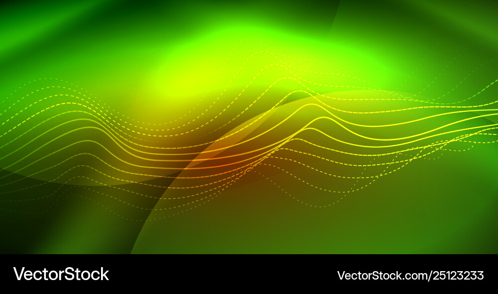 Neon wave background Royalty Free Vector Image