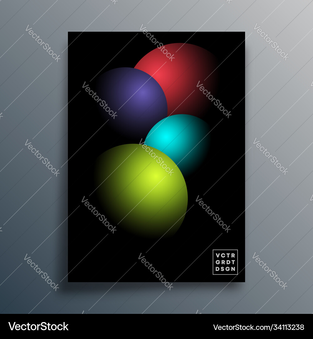 Abstract geometric background with gradient Vector Image