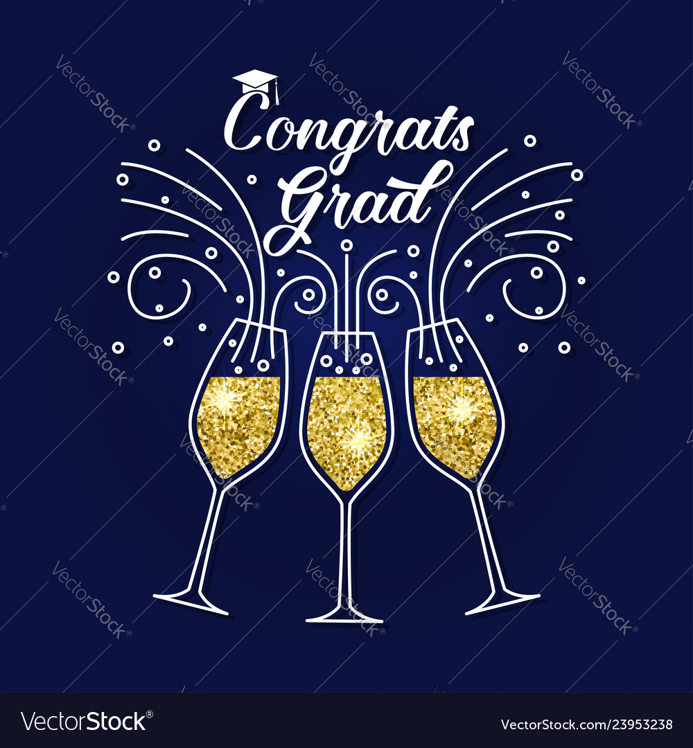 Congratulations graduates class of 2019 Royalty Free Vector