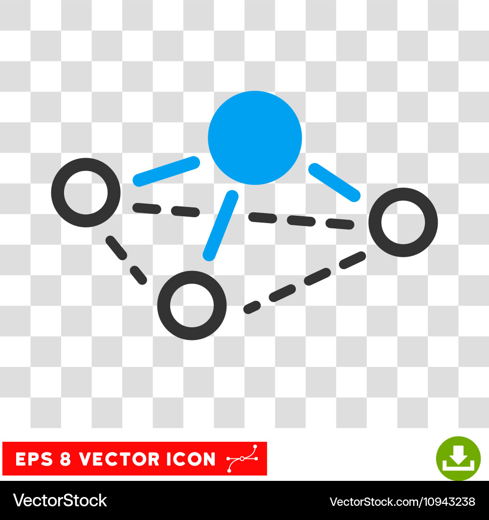 Molecule eps icon Royalty Free Vector Image - VectorStock