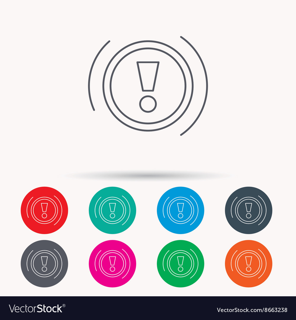 Warnsymbol Dashboard Zeichen