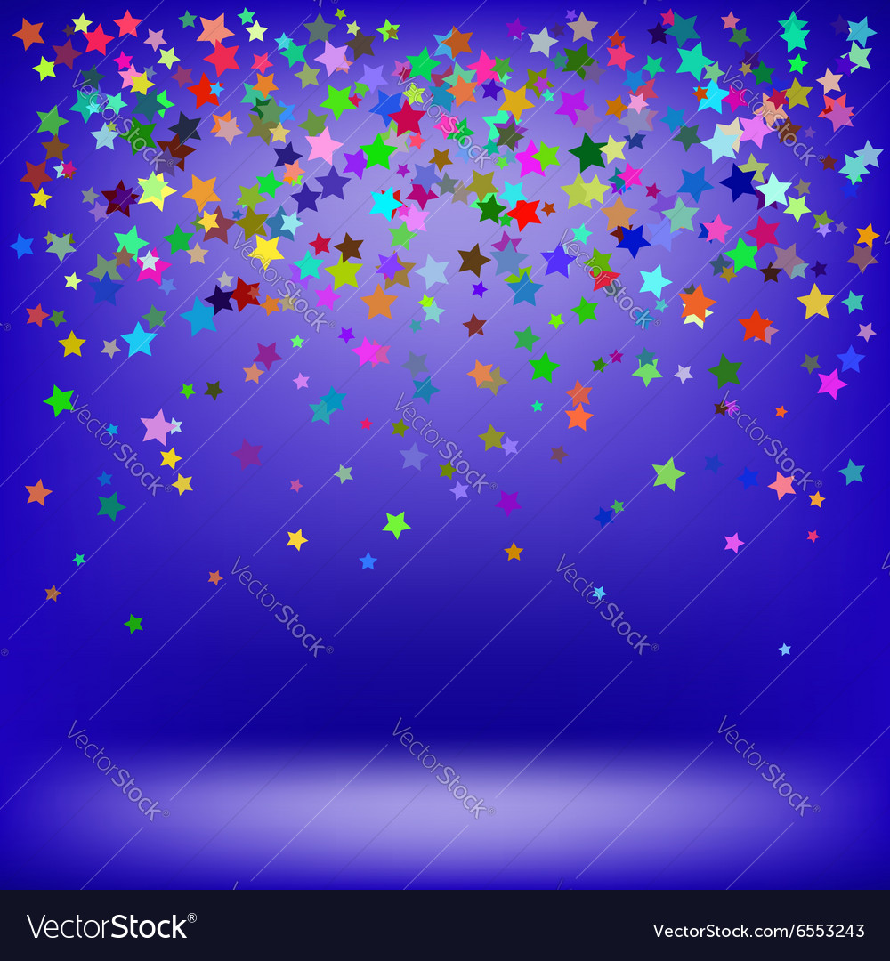 Set of colorful stars