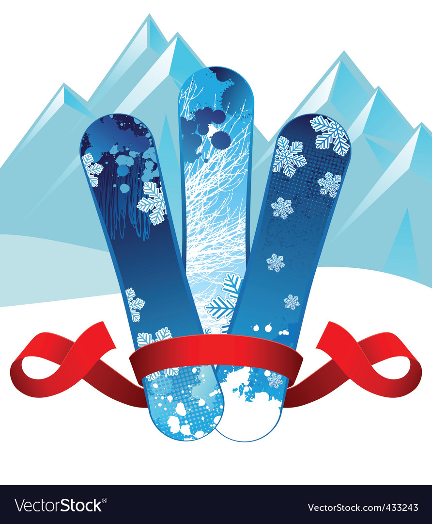Snowboards background
