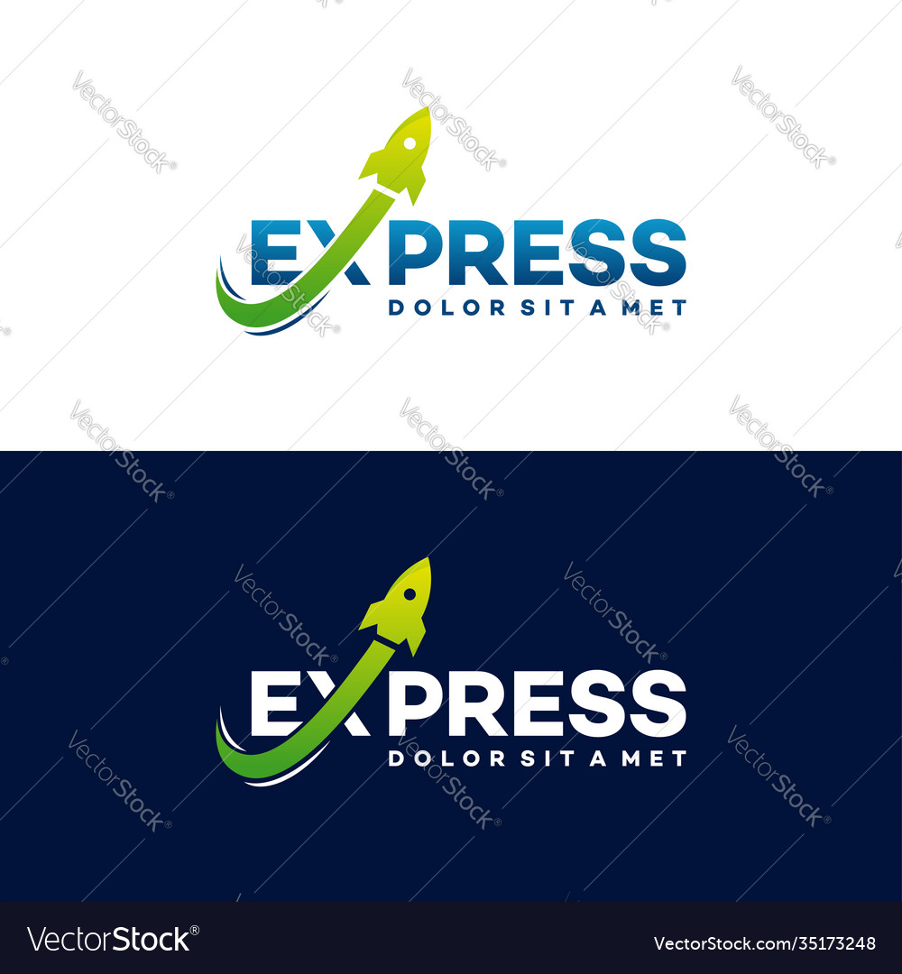 Fast forward express logo designs modern