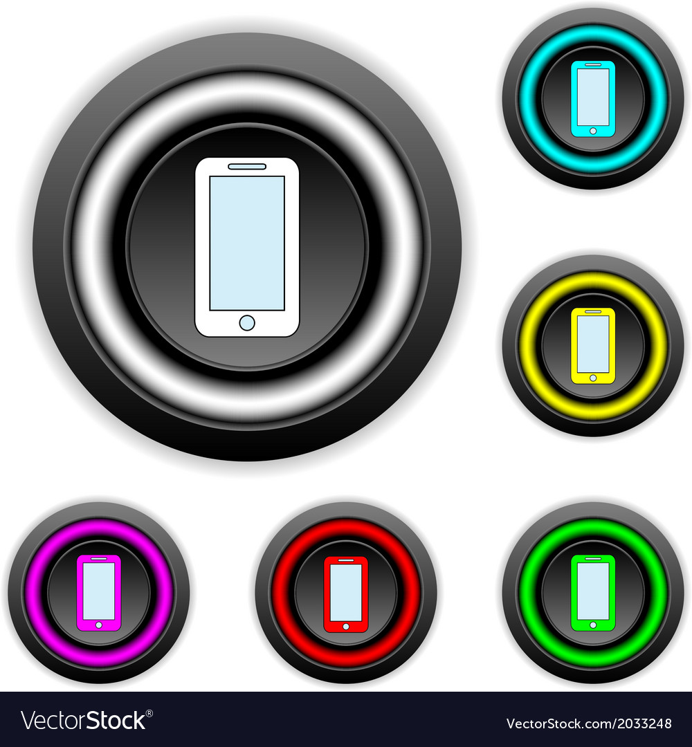 Phone buttons set