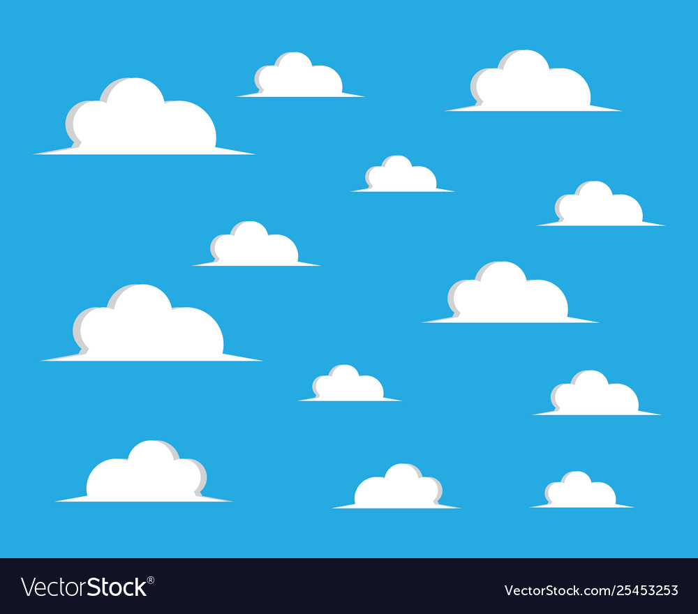 Blue sky with cloud background