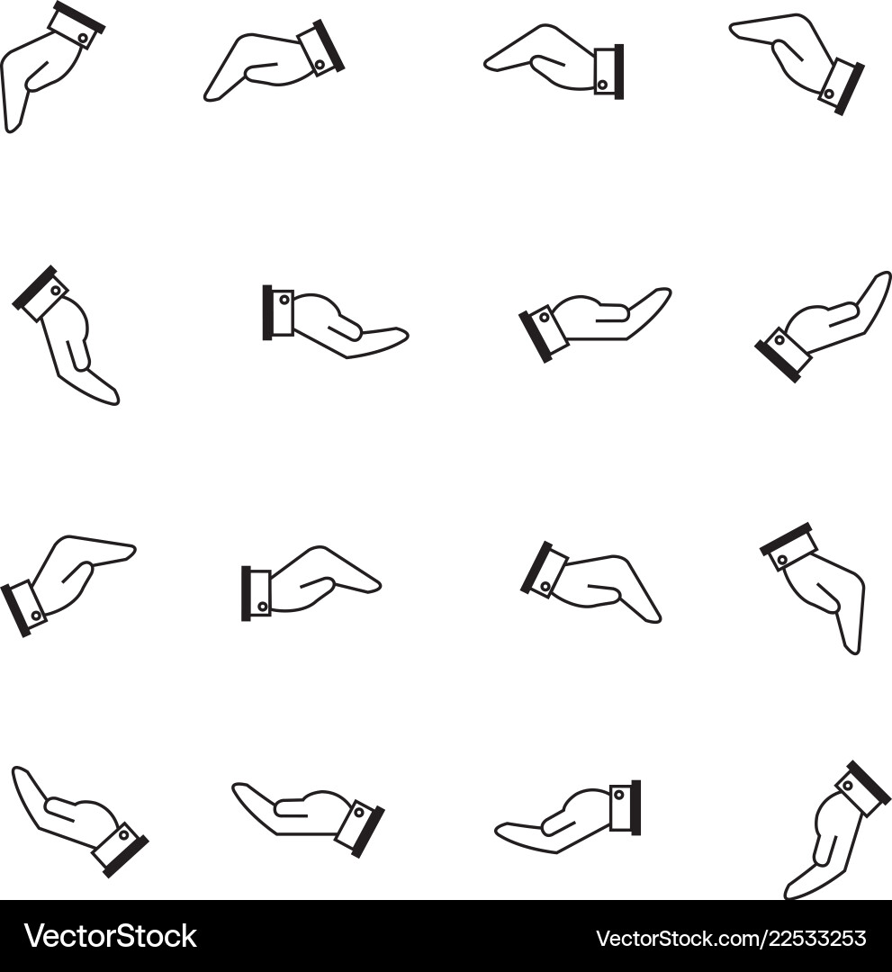 Hand Royalty Free Vector Image - VectorStock