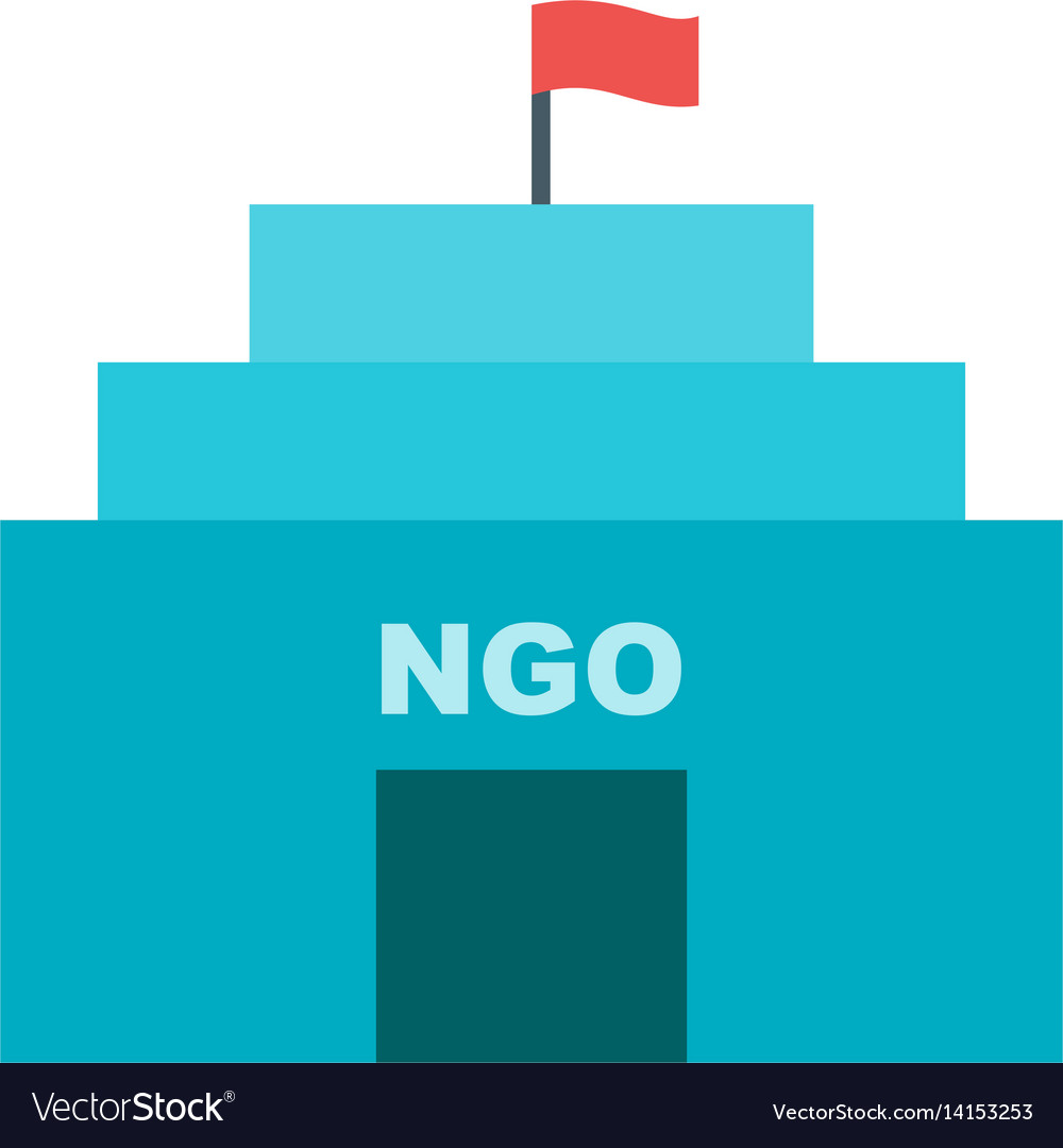 Ngo building Royalty Free Vector Image - VectorStock