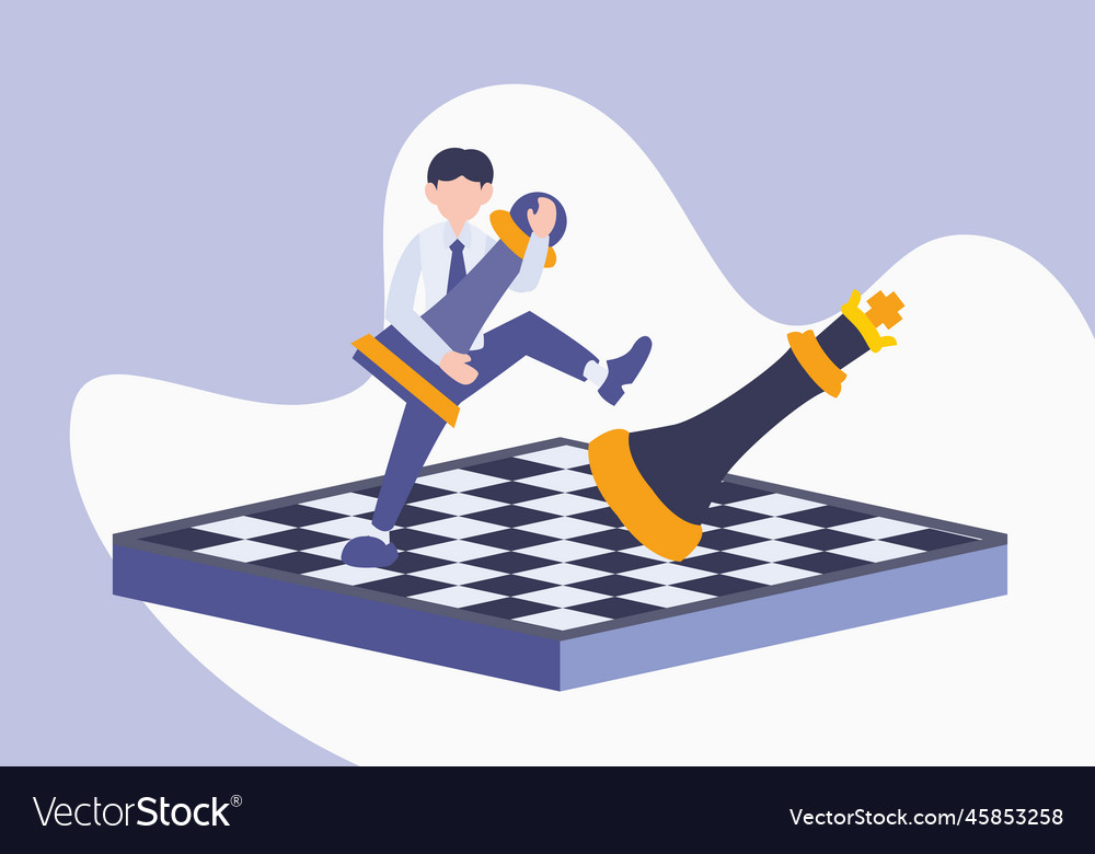 King and pawns Royalty Free Vector Image - VectorStock