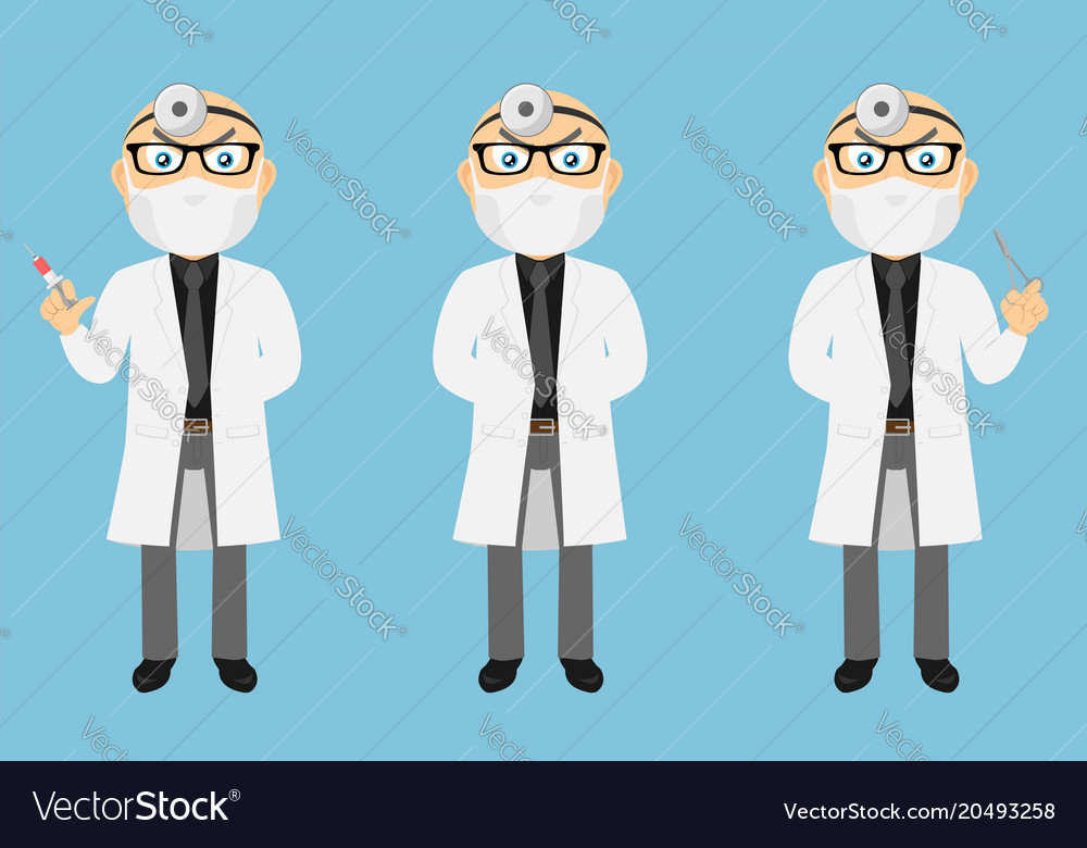 doctor set with coat