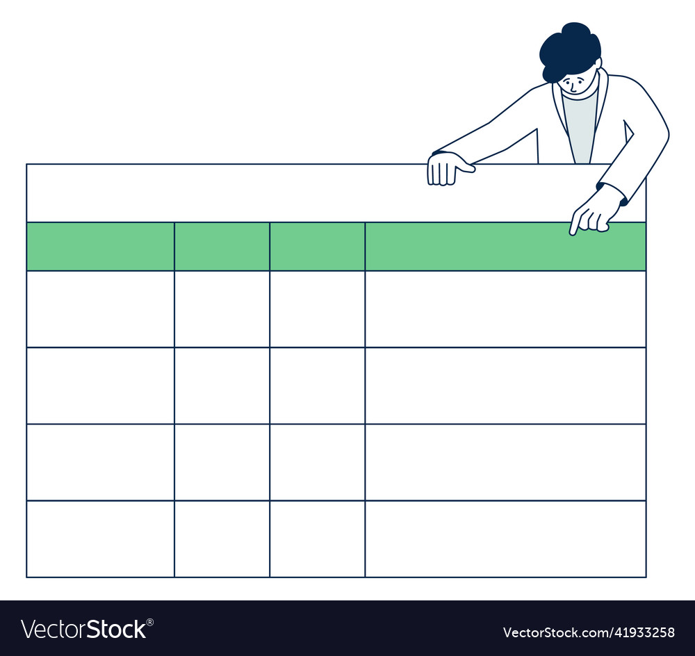 Man organizing time with personal planner sheet