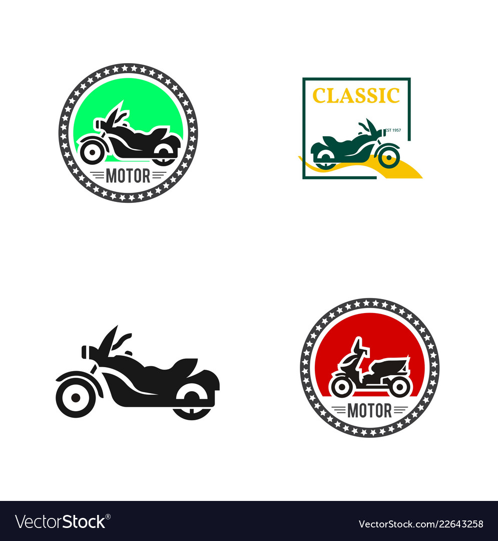 Vintage motorcycle logo